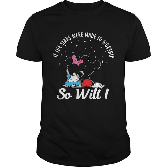 Melanie S Other - If The Stars Were Made To Worship So Will I Mickey And Minnie Shirt